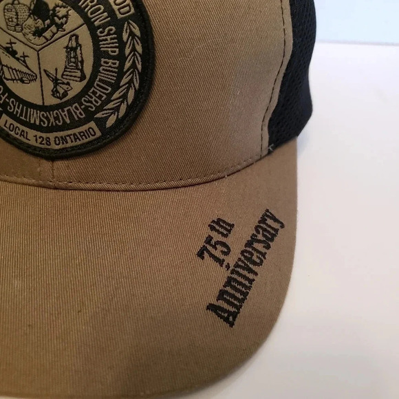 International Brotherhood Local 128  Ontario 75th Anniversary Mens Fitted Hat. - Picture 4 of 9